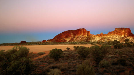 Cliffs after sunset, Northern Territory