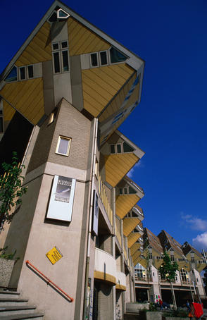 Exterior of Cube Houses.