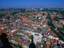 Aerial view of city from Nieuwe Kerk.