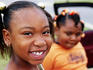 Portrait of two young girls.
