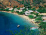 Aerial view of coast near Santa Marta.