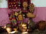 Baskets and mobiles outside a craft shop - Medellin, Antioquia