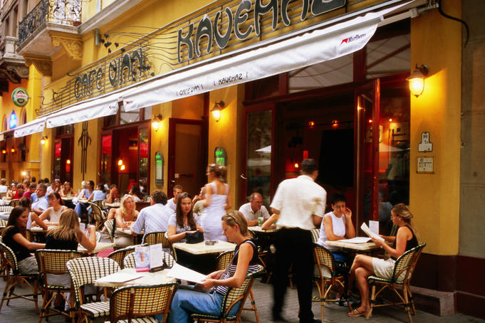 Cafe Vian near the Octagon.