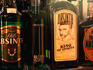 Absinthe bottles.