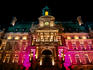 City Hall at night.