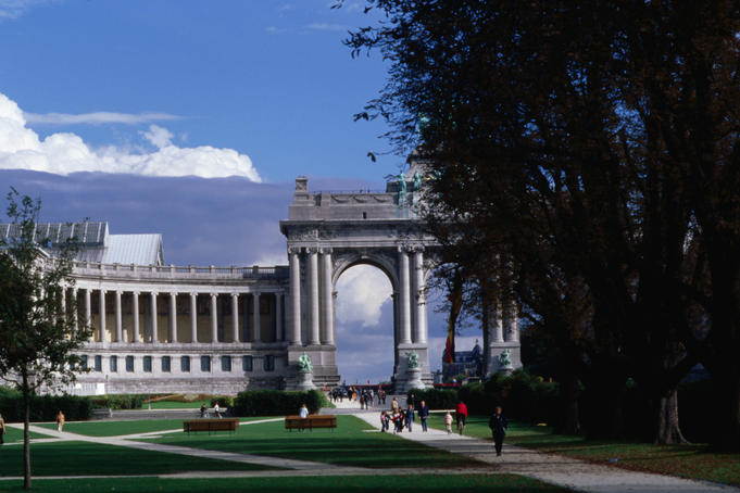 Pavilion in Parc du Cinquantenaire.