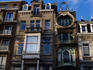 Facades of Art Nouveau Maison Saint-Cyr.