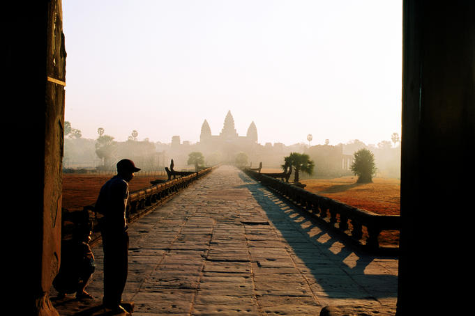 Angkor Wat at dawn.