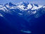 Mountains and lake below from Whistler Mountain.