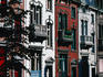 House facades.
