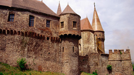 Gothic castle, Transylvania.