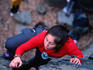 Climber at Carderock.