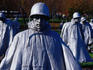 Statues of American soldiers at Korean Conflict Memorial.
