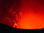 Yasur Volcano lava explosion.