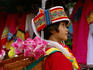 Girl in traditional costume, Stone Forest.