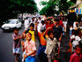 Procession during Ganesh Chaturthi festival celebrations.