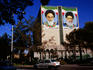 Murals on a hotels walls.