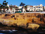 Children's pool area on coastal cliffs at La Jolla.