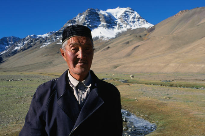 Portrait of Kyrqyz herder, near Murghab.