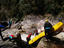 Portaging past rapid, Tasmania
