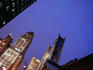 City skyline.