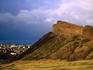 Salisbury Crags in Holyrood Park.