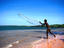 Man fishing, Northern Territory