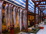 Congrio fish on display at Angelmo fish market.