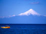 Boat on Lake Llanquihue.