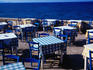 Restaurant tables out on the waterfront - Iraklio, Iraklio Province, Crete