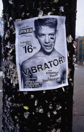 A poster in the Pike/Pine Corridor in Capitol Hill.