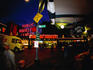 Exterior of Pike PLace Market at night.