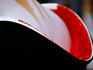 Neck surrounded by collar of kimono og Geisha in Gion.