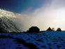 Campsite below Cho La (pass).