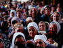 Worshippers at Russian Orthodox Service.