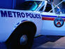 Squad car at Metro Toronto Police Museum.