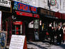 Exterior of Gorilla Monsoon restaurant on Queen Street West.
