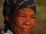 Portrait of Kalahari Bushman (San) woman.