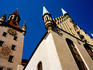 Facade of 15th-century Gothic Altes Rathaus (Old Town Hall), Marienplatz.