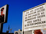 Boards at checkpoint Charlie.