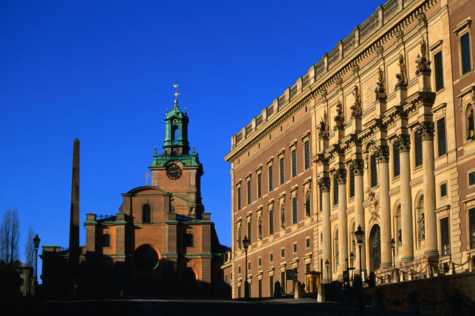 Storkyrkan and Kungliga Slottet (royal palace).