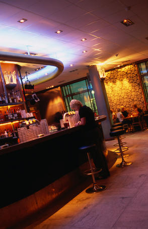 Interior of Mondo bar.