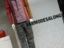 Fashion displayed at NK department store.