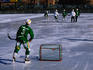Bandy players at Zinkendamms Idrottsplats.