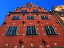 Facade of building on Stortorget square.