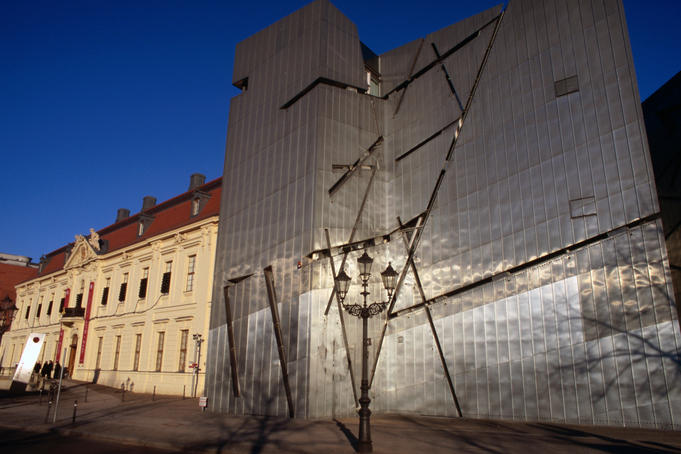 Exterior of Jewish Museum, Kreuzberg.