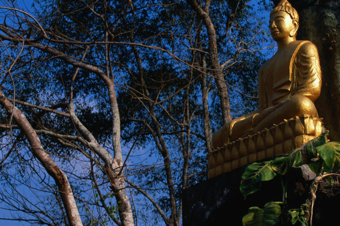 Buddha at Phu Si.