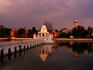 Shiva Temple at sunset.