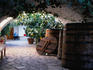 The Courtyard in the Monastery of Paleokastritsa, Moni Theotokou - Paleokastritsa, Corfu Island, Ionian Islands
