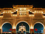 Chiang Kaishek Memorial gates at dusk.